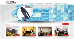 Desktop Screenshot of ensoelektrik.com